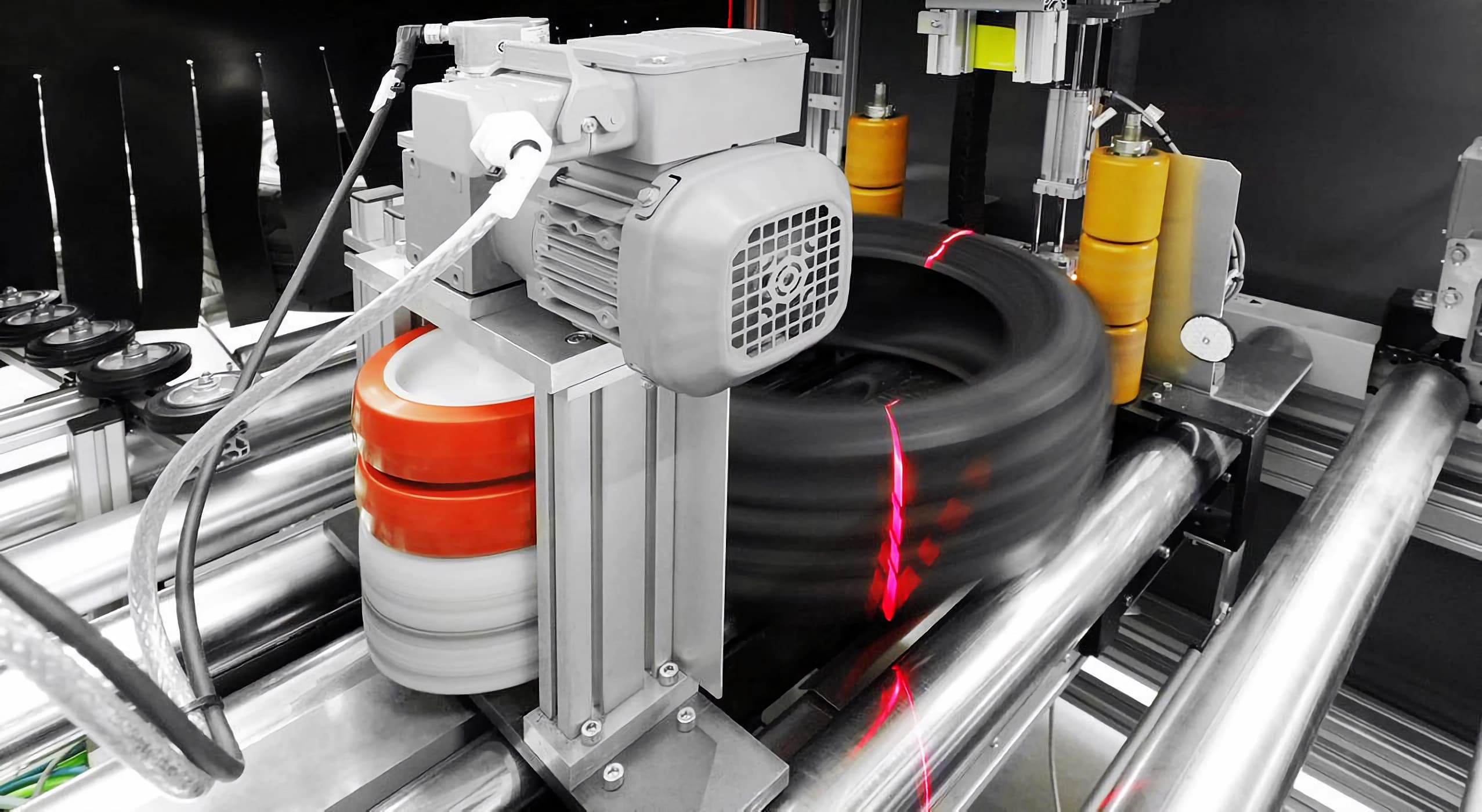 Тестирование шин в техническом центре Simpeco