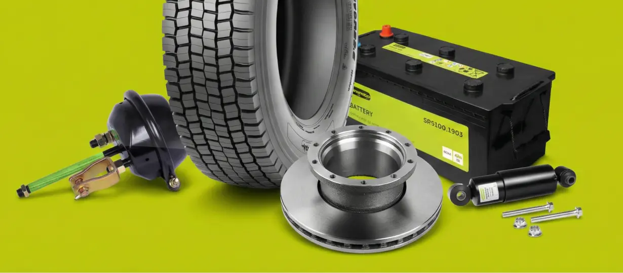 Ассортимент грузовых запчастей Simpeco